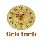 tick tock trademark logo