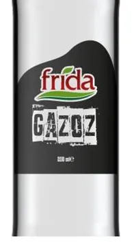 Frida gazoz مع رمسة بااللوان trademark logo