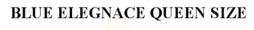 BLUE ELEGNACE QUEEN SIZE trademark logo