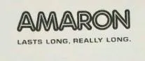 AMARON LASTS LONG. REALLY LONG trademark logo