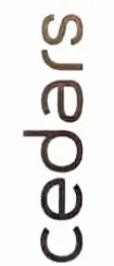 Cedars trademark logo