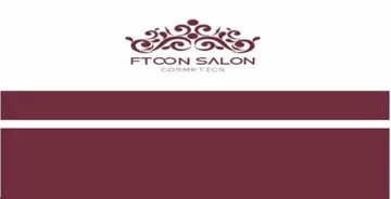 FTOON SALON COSMETICS مع الشكل trademark logo
