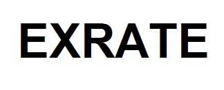 EXRATE trademark logo