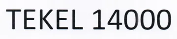 TEKEL 14000 trademark logo