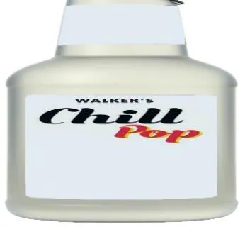 WALKER’S Chill Pop مع الشكل trademark logo