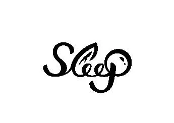 Sleep مع الشكل trademark logo