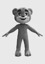 Character مع الشكل trademark logo