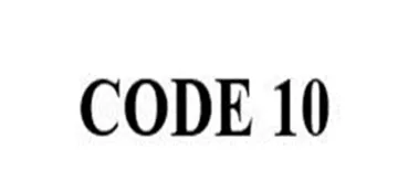 CODE 10 trademark logo