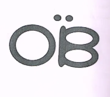 ( OB ) .مع الشکل trademark logo