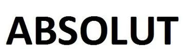 ABSOLUT trademark logo