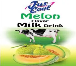 Jus Cool Melon Flavor Milk Drink trademark logo