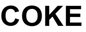COKE trademark logo