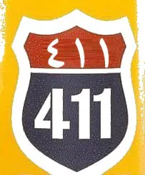 411 411 trademark logo