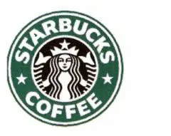 STARBUCKS COFFEE مع شكل trademark logo