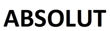 ABSOLUT trademark logo