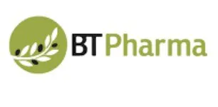 BTPHARMA مع الشكل trademark logo