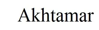 Akhtamar trademark logo